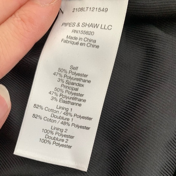 Veronica Beard Hendrix croc embossed faux leather Jacket - Picture 8 of 8